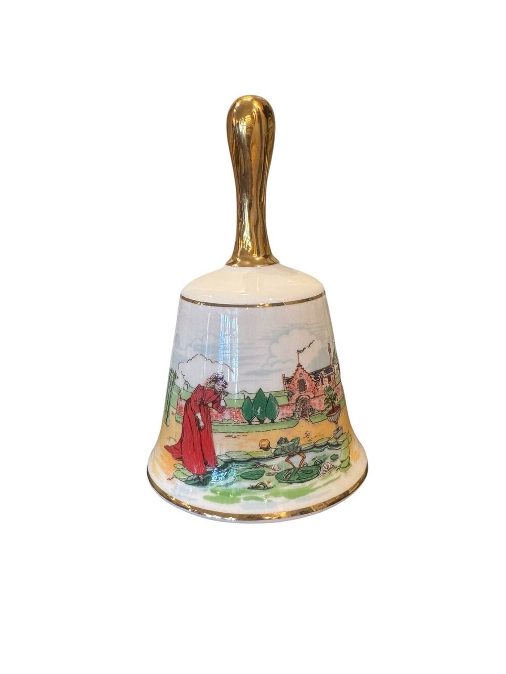 Danbury Mint The Fairy Tale The Princess & Frog Bone China Bell No. 5